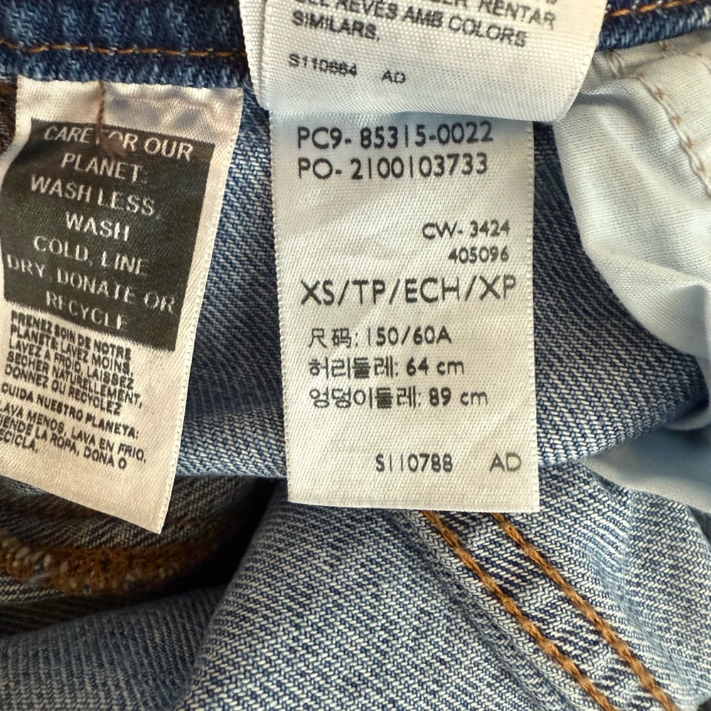 Levi's Blue Denim Overalls Jumpsuit - Picture 4 of 4
